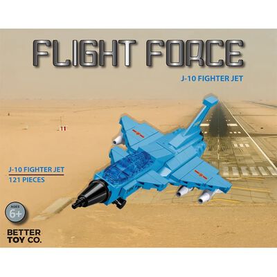 J-10 Firefly Fighter Jet Building Brick Kit (121 pcs) [1 unit]